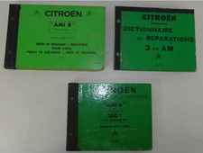 3 x anciens catalogues pièces