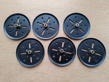 Meccano – 6 roues D 75 noires #19B