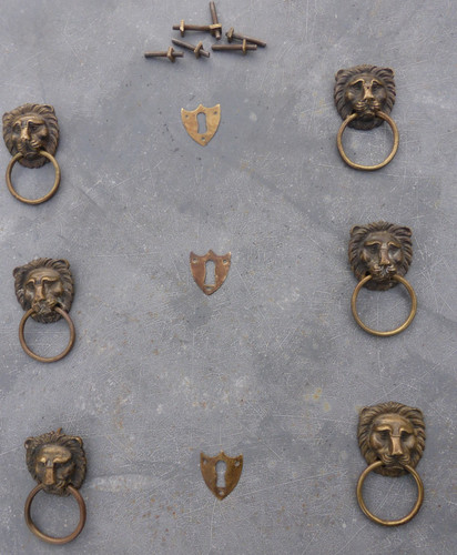 Anneaux lions ancien - 6,