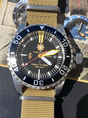 Montre plongée marine - montre, de