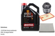 FEBI BILSTEIN Inspection set 5 L Motul 8100 + X-propre 5W30 pour VW Polo 6R 6C.