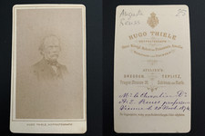 Auguste Emanuel Reuss, géologue et paléontologue, Vienne, 1874 CDV Vintage album