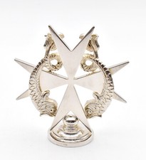 Gutajar works Malta mascotte véhicule radiateur maltese cross car mascot