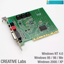 Carte son PCI Creative Labs ES1371 rétro PC vintage Windows 95‑XP ??