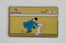 TINTIN Télécarte Phonecard Belgacom n°2/6 Le Lotus bleu 3000 ex. 1995 État neuf