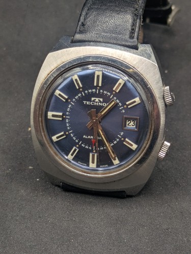 Technos alarm date vintage - date,
