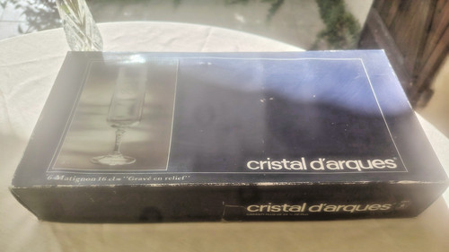 Cristal arques 6 - cristal, flutes