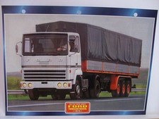 CARTE FICHE CAMION TRACTEUR