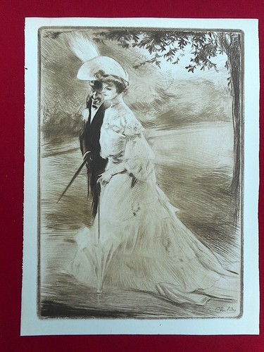 Gravure originale illustré - ,