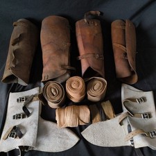Ensemble guêtres cuir - guêtres,