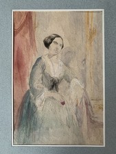 Dessin Ancien Aquarelle