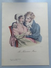 GRAVURE ANCIENNE Le Neuvième