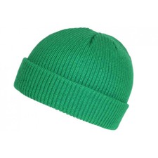 Bonnet Docker Vert en Laine