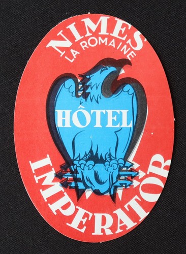 Ancienne étiquette hotel - ancienne,