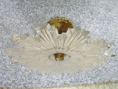 Plafonnier cristal forme - cristal,