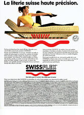 Publicité Advertising 108 1988   sommier matelas à lattes Swissflex
