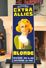 Plaque émaillée EXTRA ALLIES