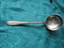 louche en métal argenté deetjen  modèle perle