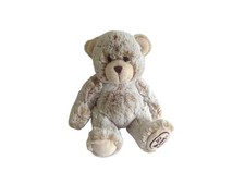 Peluche ours assis La Grande Récré – 20 cm – Gris beige chiné