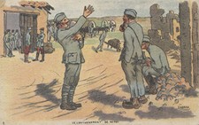 14-18 CPA Illustrateur Gabard / Le Cantonnement de Repos / 1918 / TBE