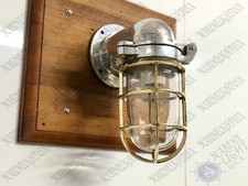 LOT DE 2 APPLIQUES ANCIENNES CLOISONS ALUMINIUM LAITON STYLE JAPONAIS MARINE