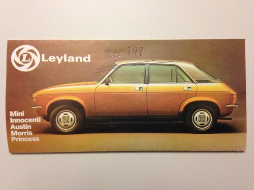 Depliant vintage leyland - depliant, mini