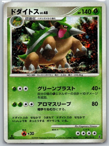 Torterra 003 013 holo - holo, turtwig