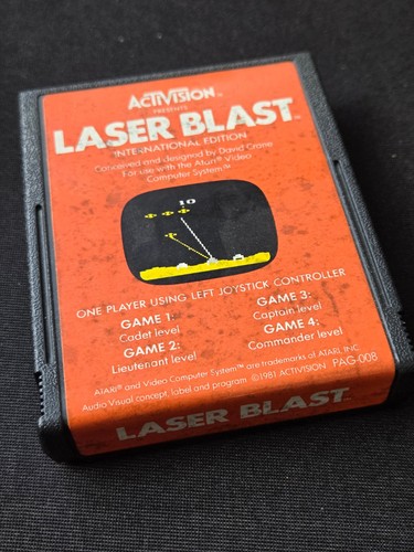 Jeu atari 2600 laser blast - laser,