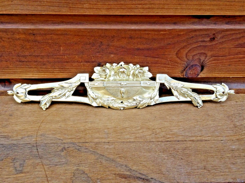 Ornement fronton bronze laiton