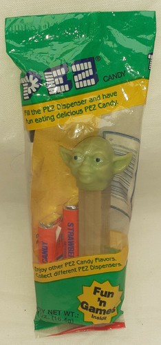Star wars pez - yoda, vert