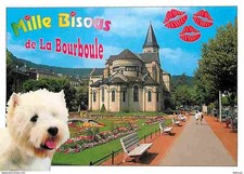 Animaux - Chiens - Bichon Maltais - La Bourboule - Eglise - Fleurs - Carte Neuve