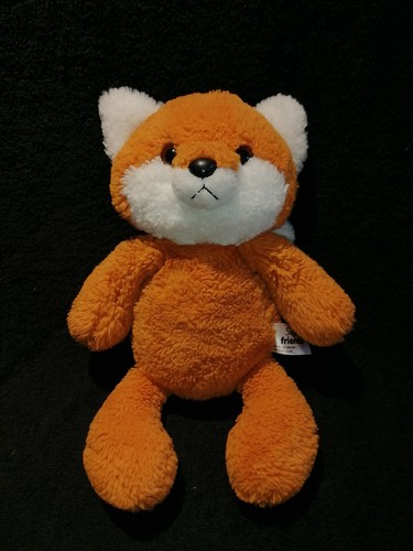 Doudou peluche renard blanc