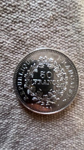 Pièce francs hercule 1978 - 50,