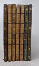 7 vol FEUILLE DES JEUNES NATURALISTES, revue mensuelle d'histoire naturelle.