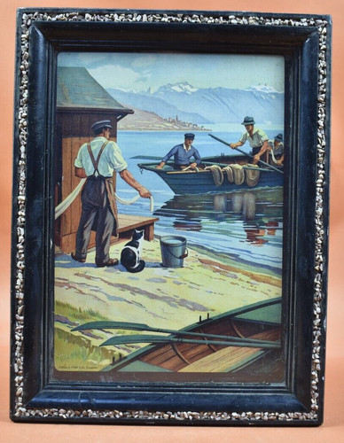 Chromolithographie affiche - chromolithographie,