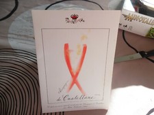 MENU CHAMPAGNE DE CASTELLANE – Restaurant l’aquarium n°7 