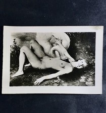 photo salon de Paris érotique circa 1910 nu J Scalbert « Lésa » ( Et Le Cygne)