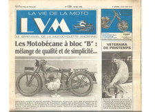 LA VIE DE LA MOTO N°139 MOTOBECANE A BLOC "B" / LA RADIOR / 175 SV POUR ROULER