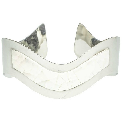 Bracelet bangle avec nacre