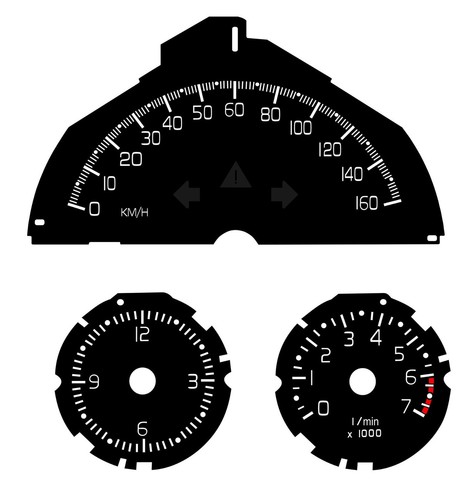 Tachymètre horloge set - horloge,