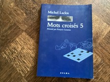 Mots croisés 5   Michel Laclos  80 grandes grilles 2001 .Jeux.