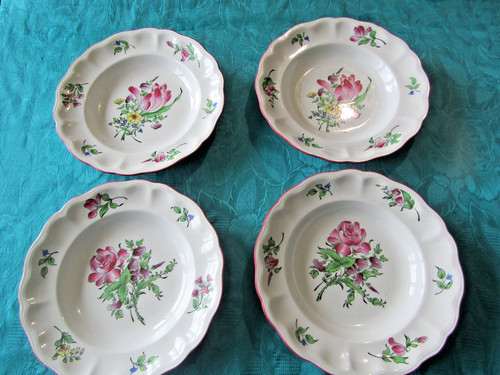Assiettes creuse faïence - assiettes, en