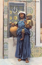 Tunisie - Bédouine à la