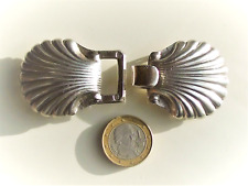 BELLES BOUCLES DE CAPE St JACQUES ANCIENNE début XIXème en ARGENT / Pç VIEILLARD
