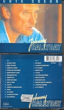 COFFRET 2 CD 26 TITRES JOHNNY HALLYDAY COTE COEUR PRESSAGE BELGIQUE 1993