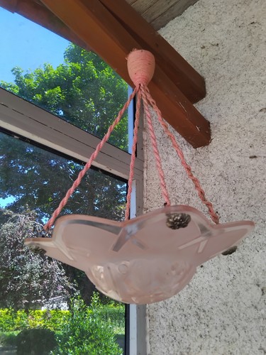 Vasque lustre suspension