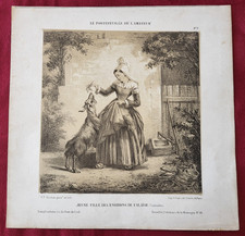 LITHOGRAPHIE IMPRIMEE - XIXEME