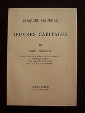 Oeuvres capitales - Essais littéraires - T.3