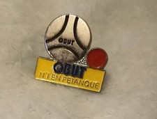 PIN'S  OBUT - N°1 EN PETANQUE