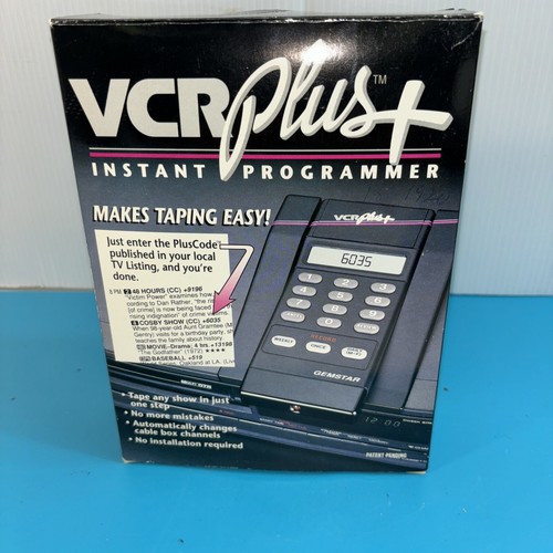 Vintage vcr plus - vintage, instant